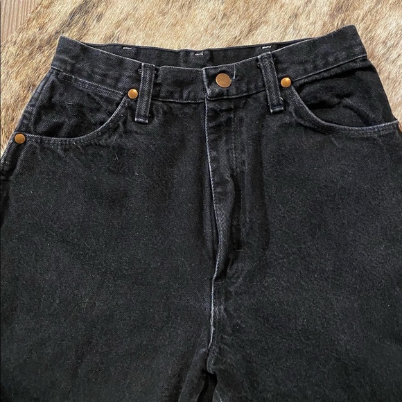 Vintage Black Wrangler Boot Cuts - Picture 3 of 3